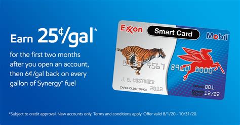 exxon smart card fuel discount|exxon smart card sign in.